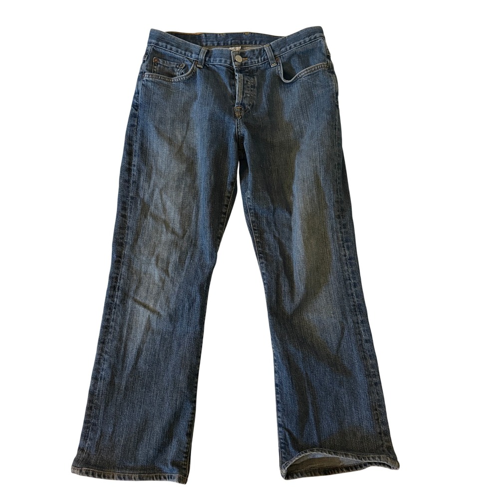 Lucky Brand Easy Rider Jeans Mens 31 Blue Excellent Made in USA Straight Leg